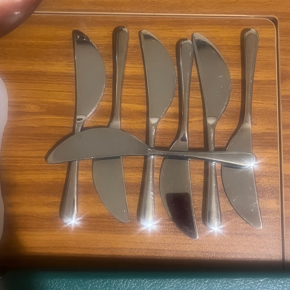 Stainless Steel Butter/Ice Cream/Fish Spreaders Set of 7